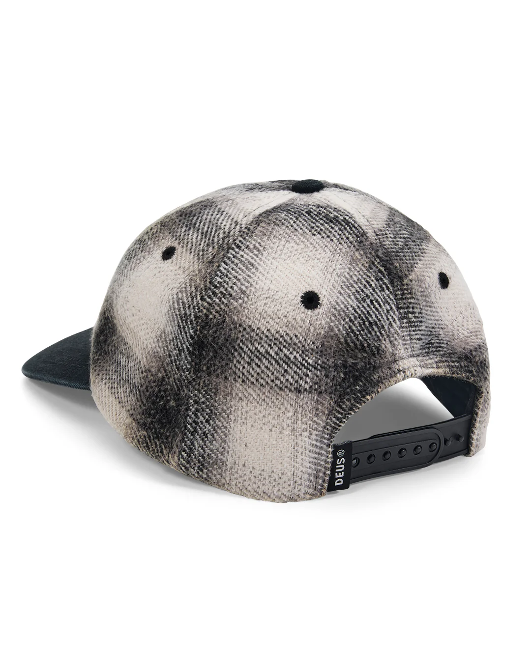 Vacay Check Cap - White Check - Image 2