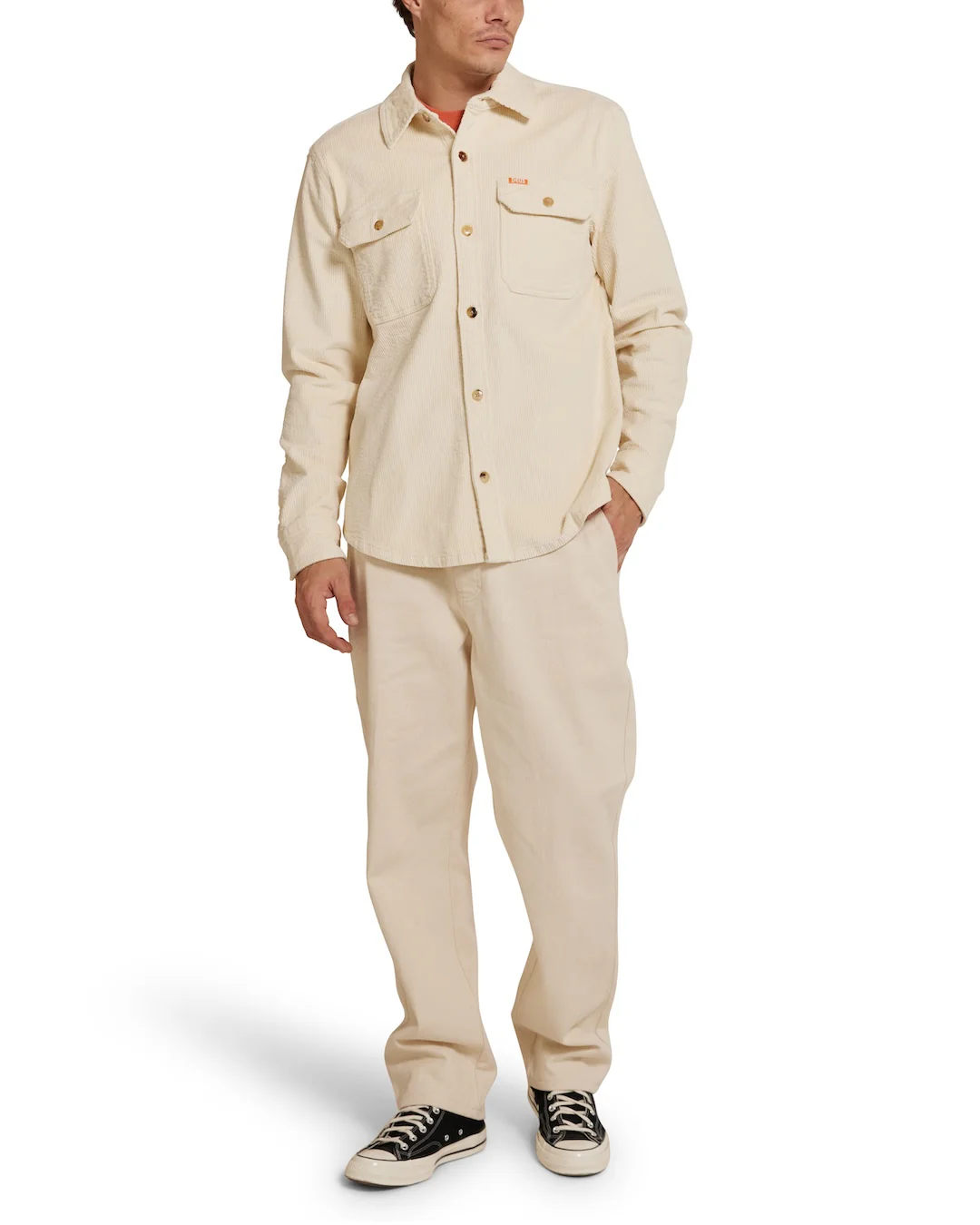 Vacay Cord Shirt - Dirty White - Image 3