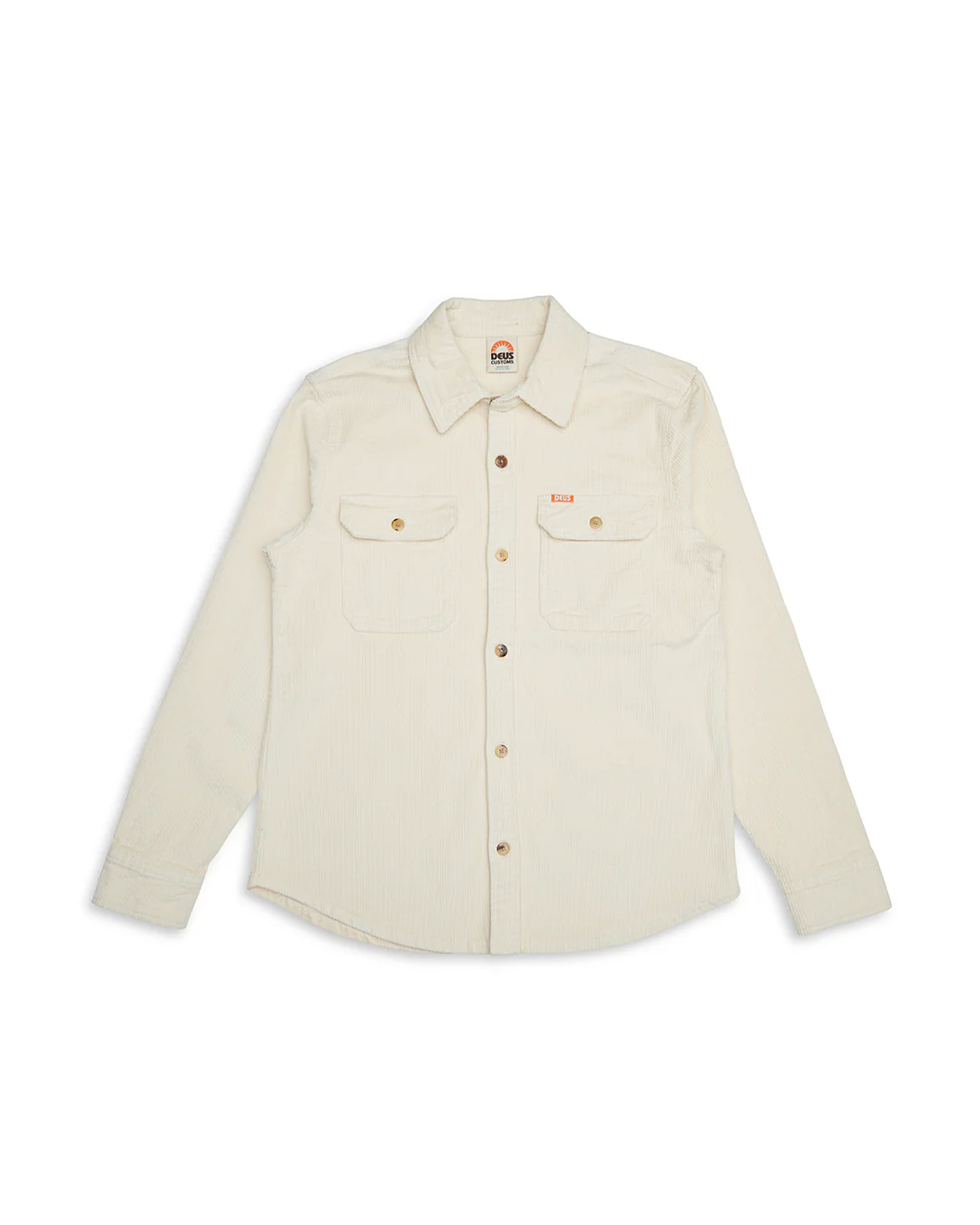Vacay Cord Shirt - Dirty White - Image 5