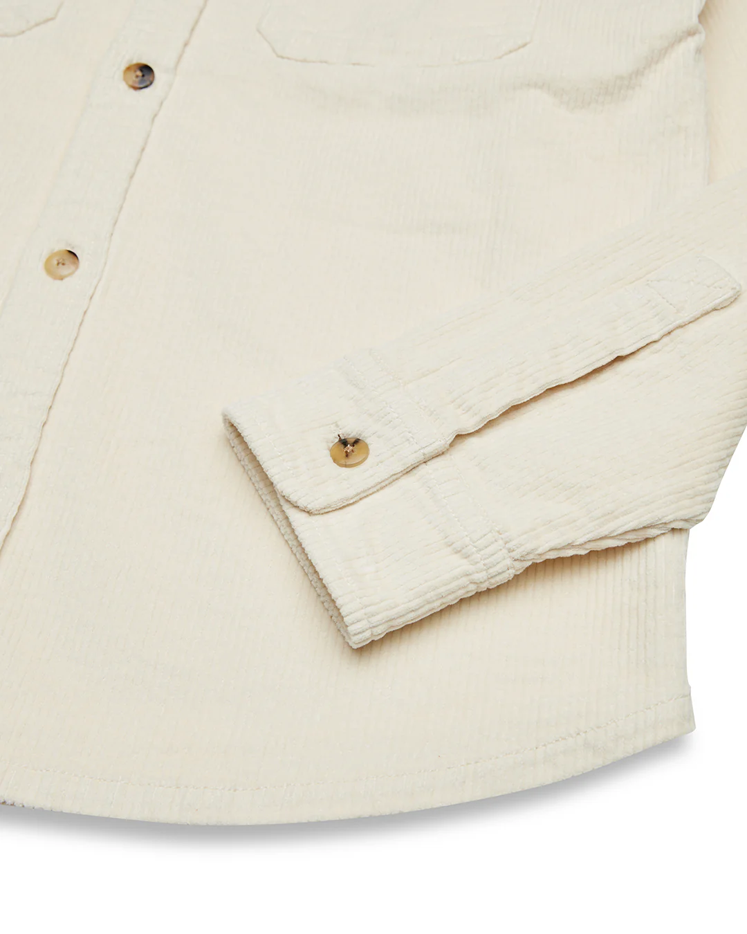 Vacay Cord Shirt - Dirty White - Image 7