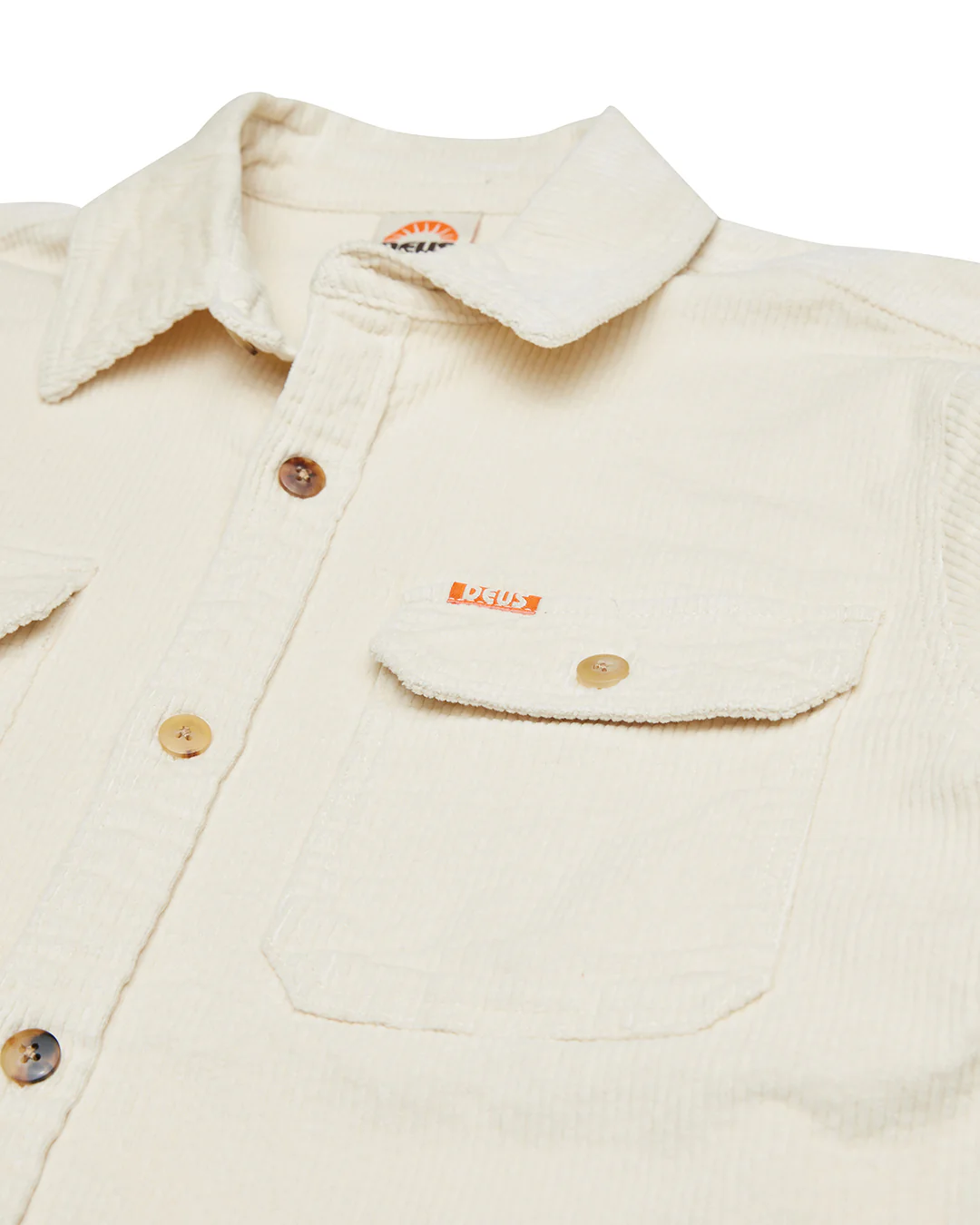 Vacay Cord Shirt - Dirty White - Image 8