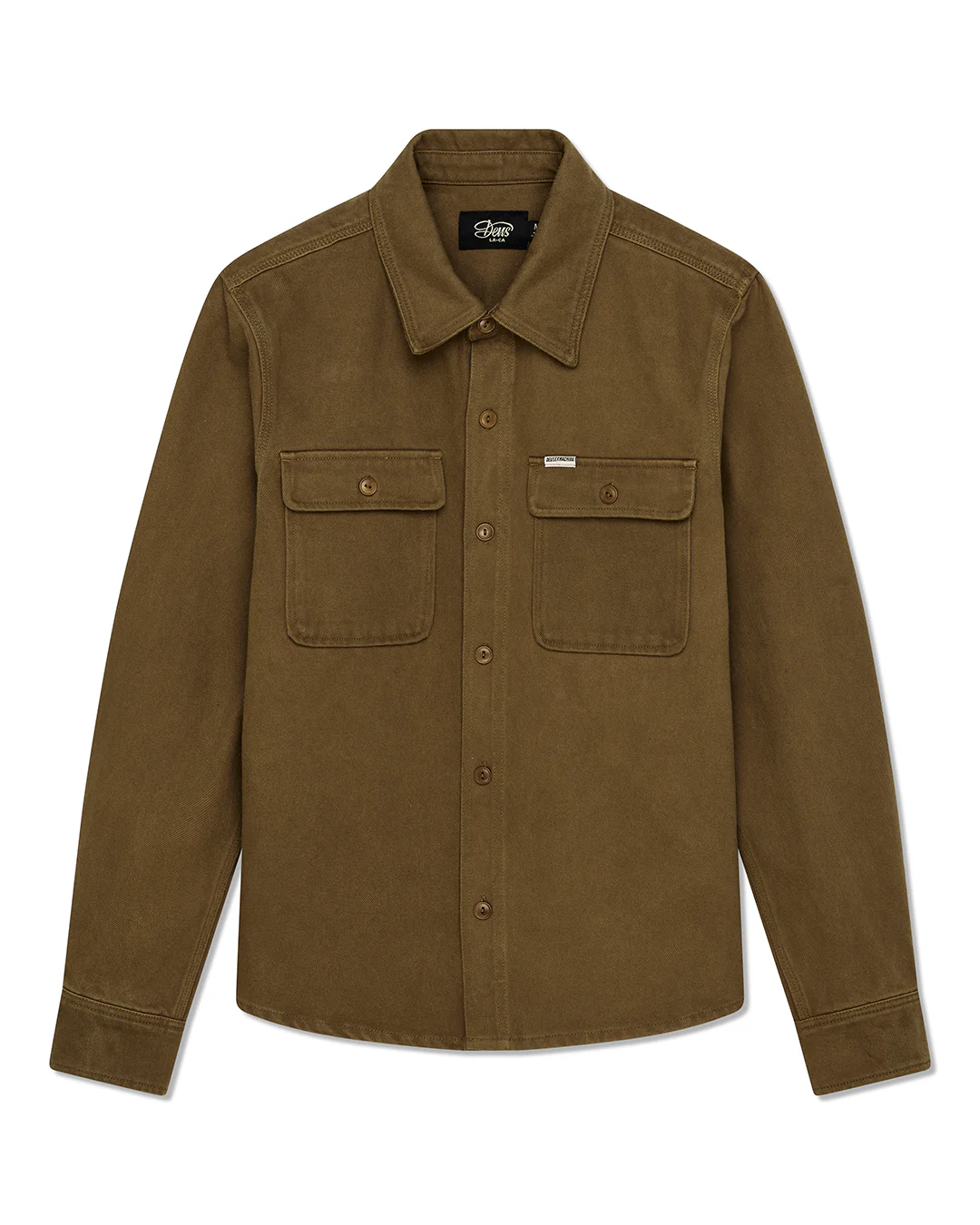 Vacay Overdye Shirt - Bronze Brown - Image 3