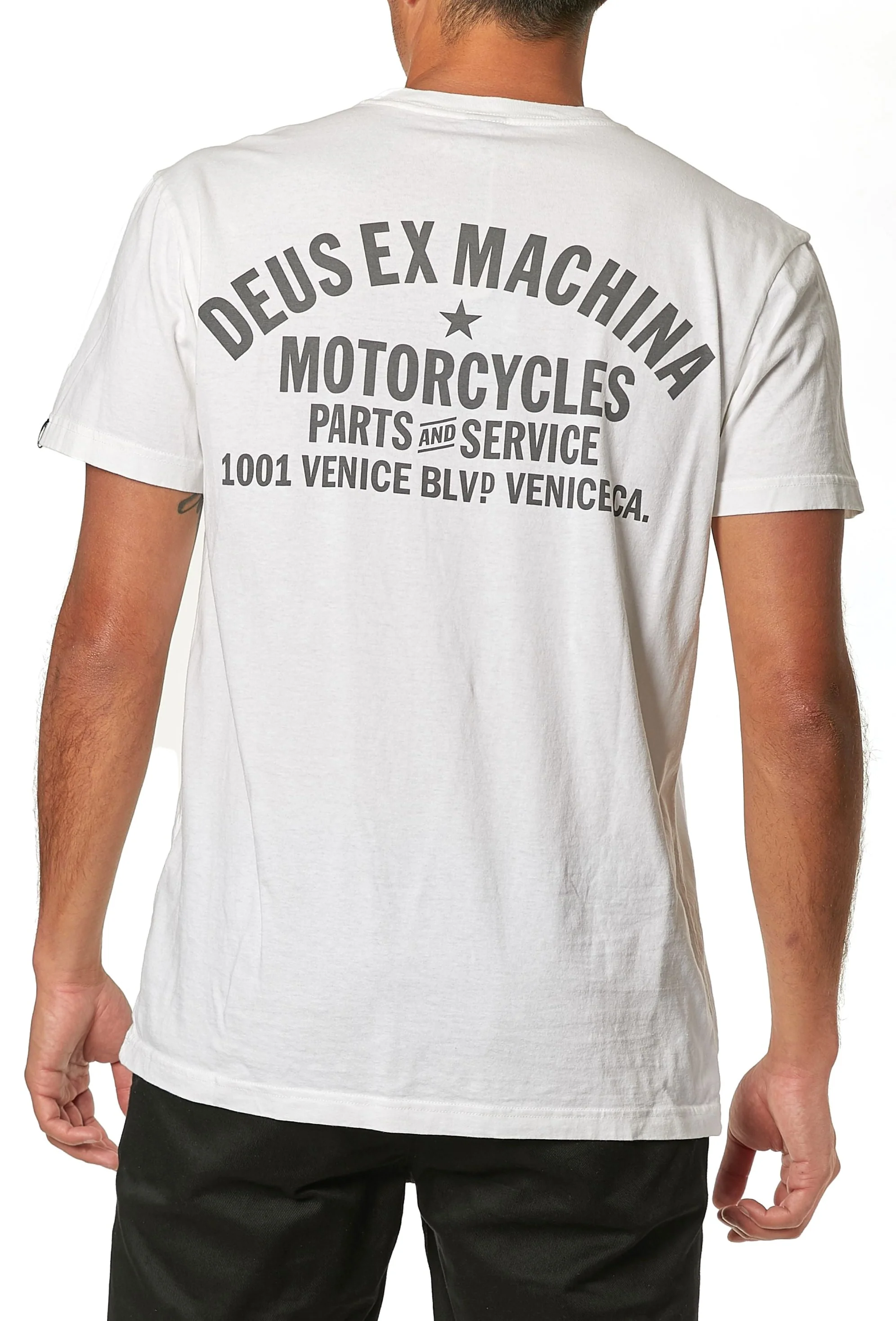 Venice Address Tee - White