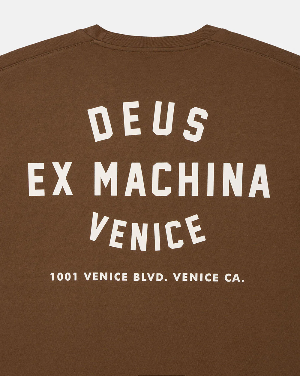 Venice College Address Tee - Brown - Image 6
