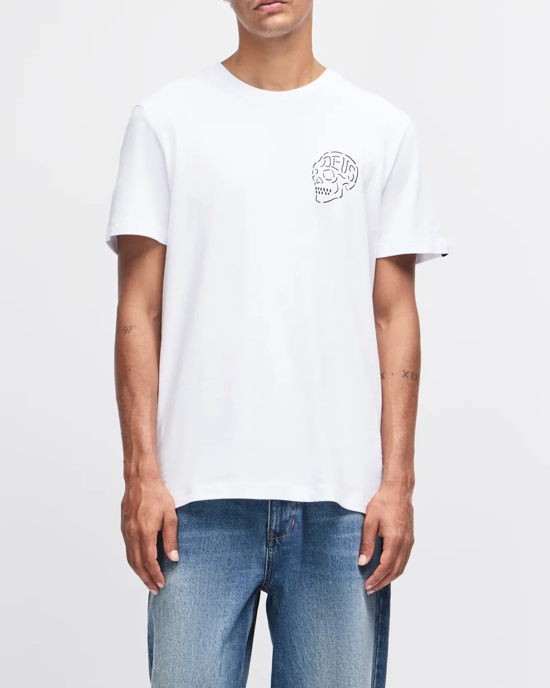 Venice Skull Tee - White
