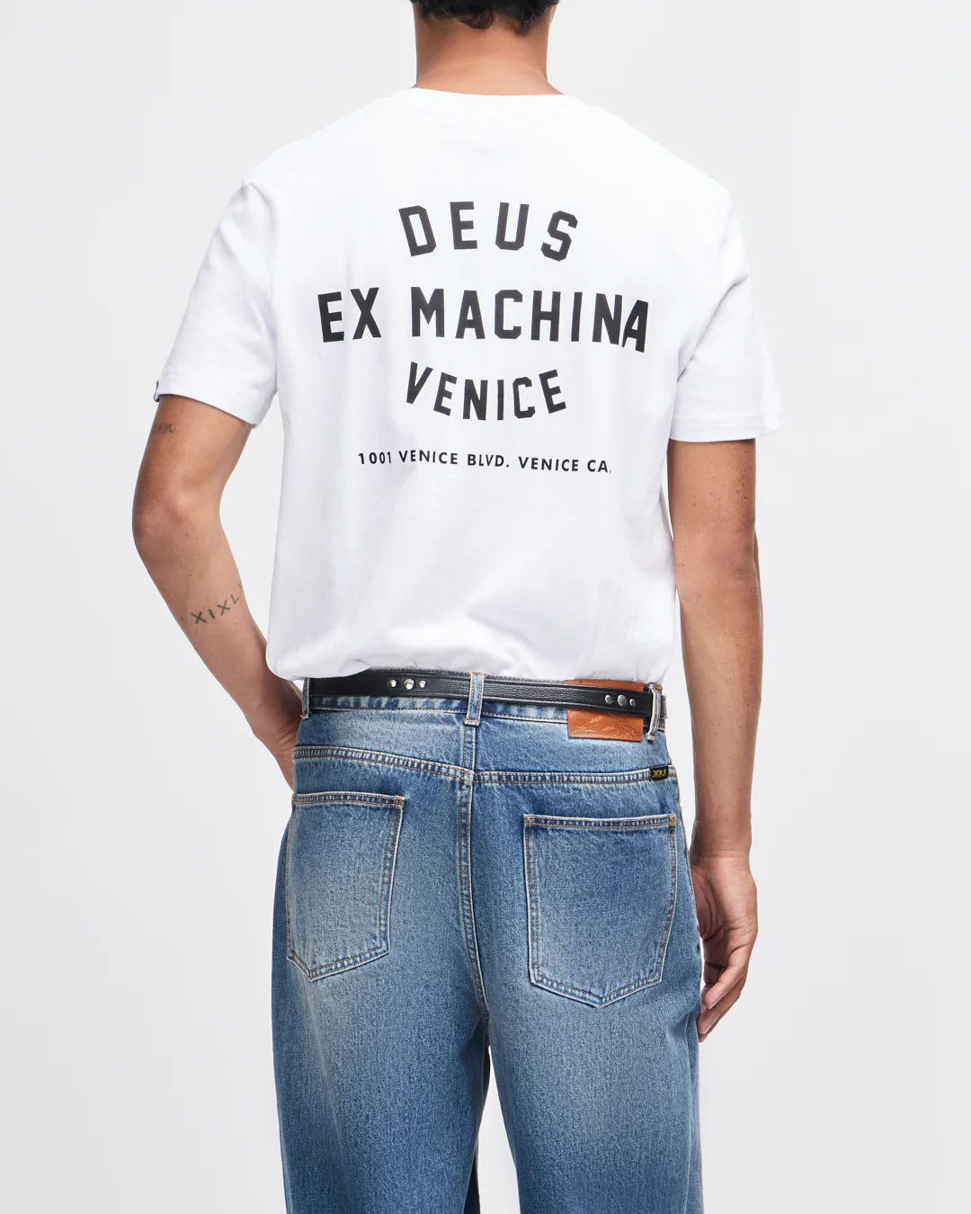Venice Skull Tee - White - Image 2