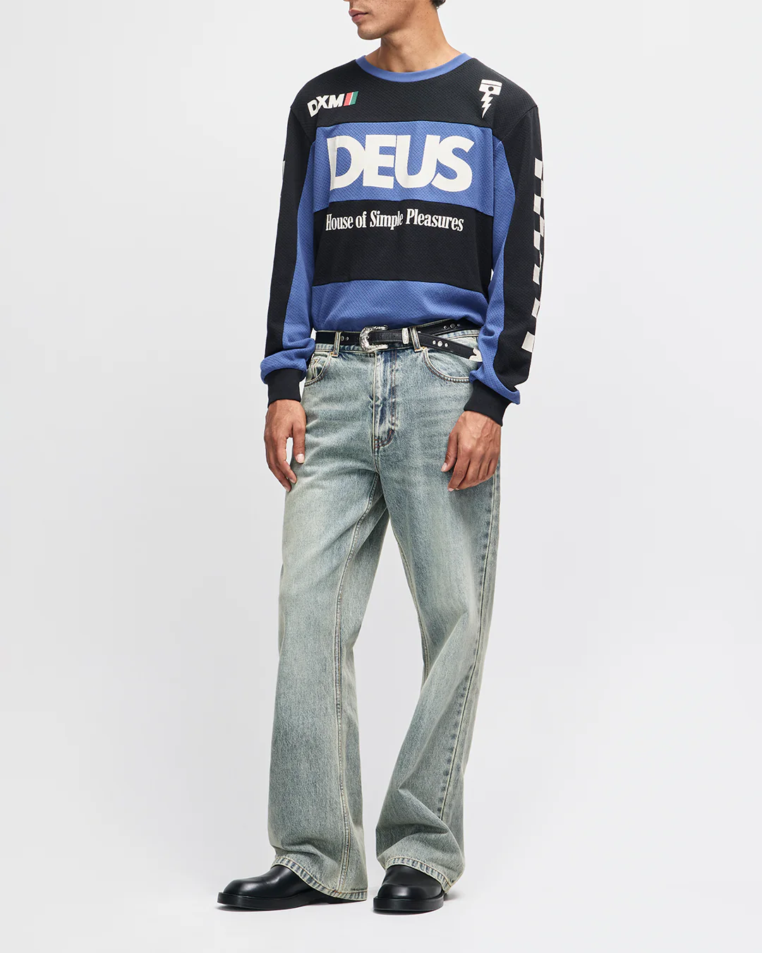 Vilander Moto Jersey - Mechanic Blue Combo - Image 11