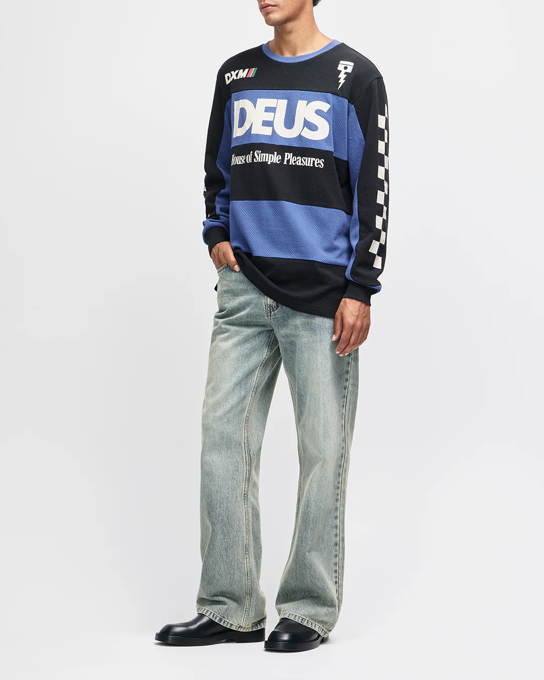 Vilander Moto Jersey - Mechanic Blue Combo - Image 13