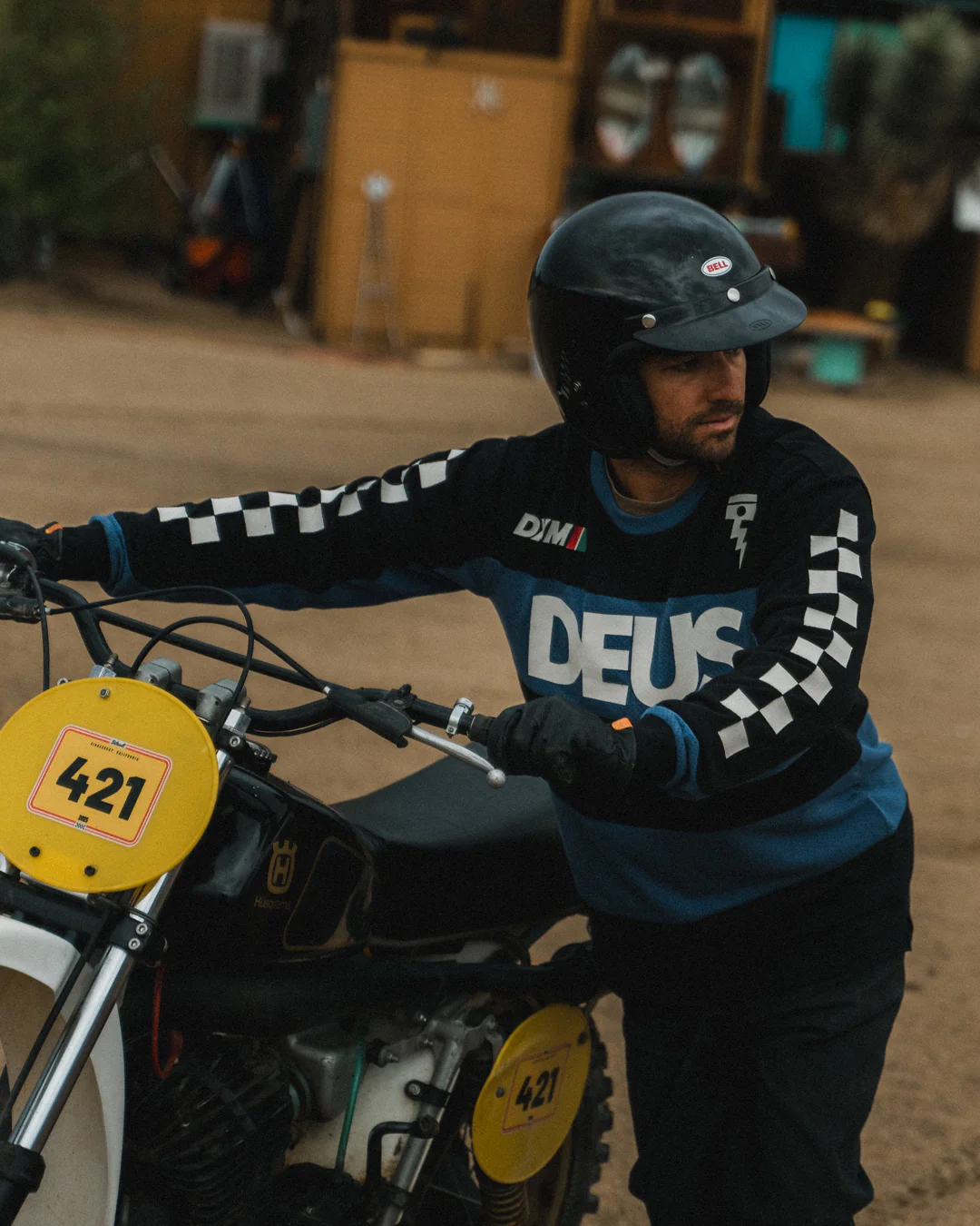 Vilander Moto Jersey - Mechanic Blue Combo - Image 5