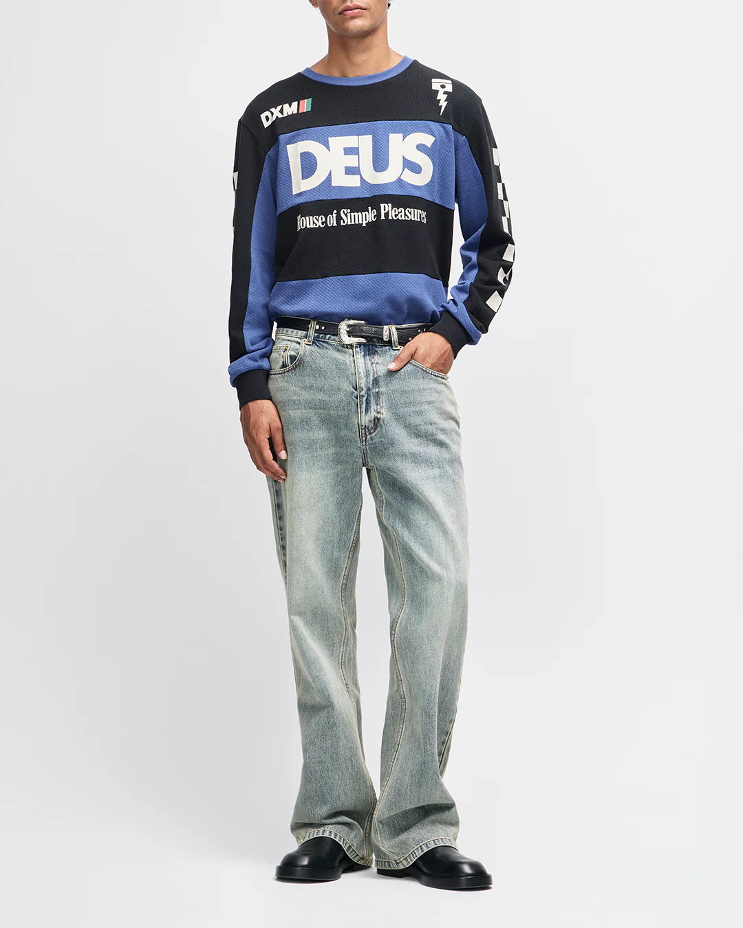 Vilander Moto Jersey - Mechanic Blue Combo - Image 6