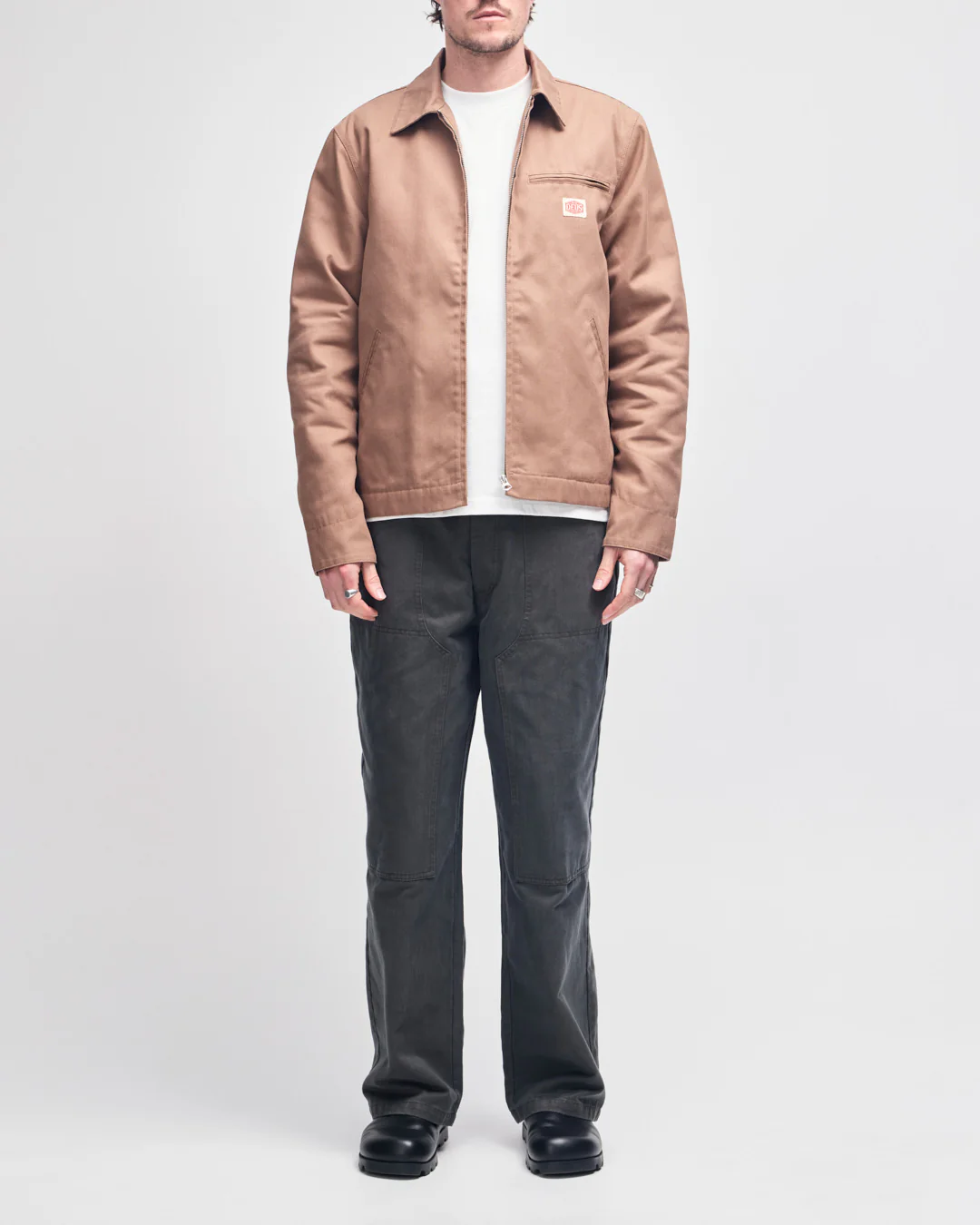 Vista Padded Work Jacket - Camel Brown - Image 5
