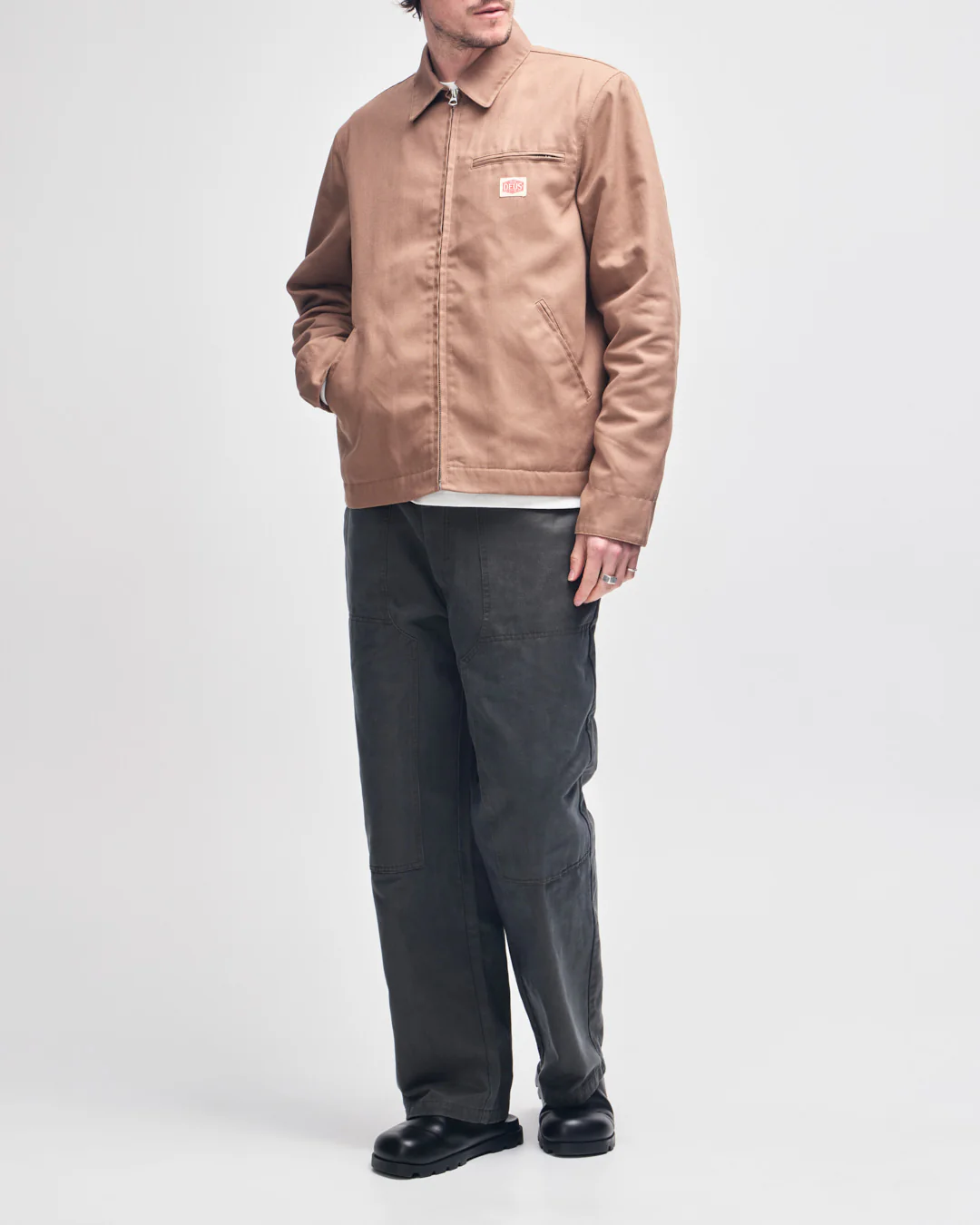 Vista Padded Work Jacket - Camel Brown - Image 9