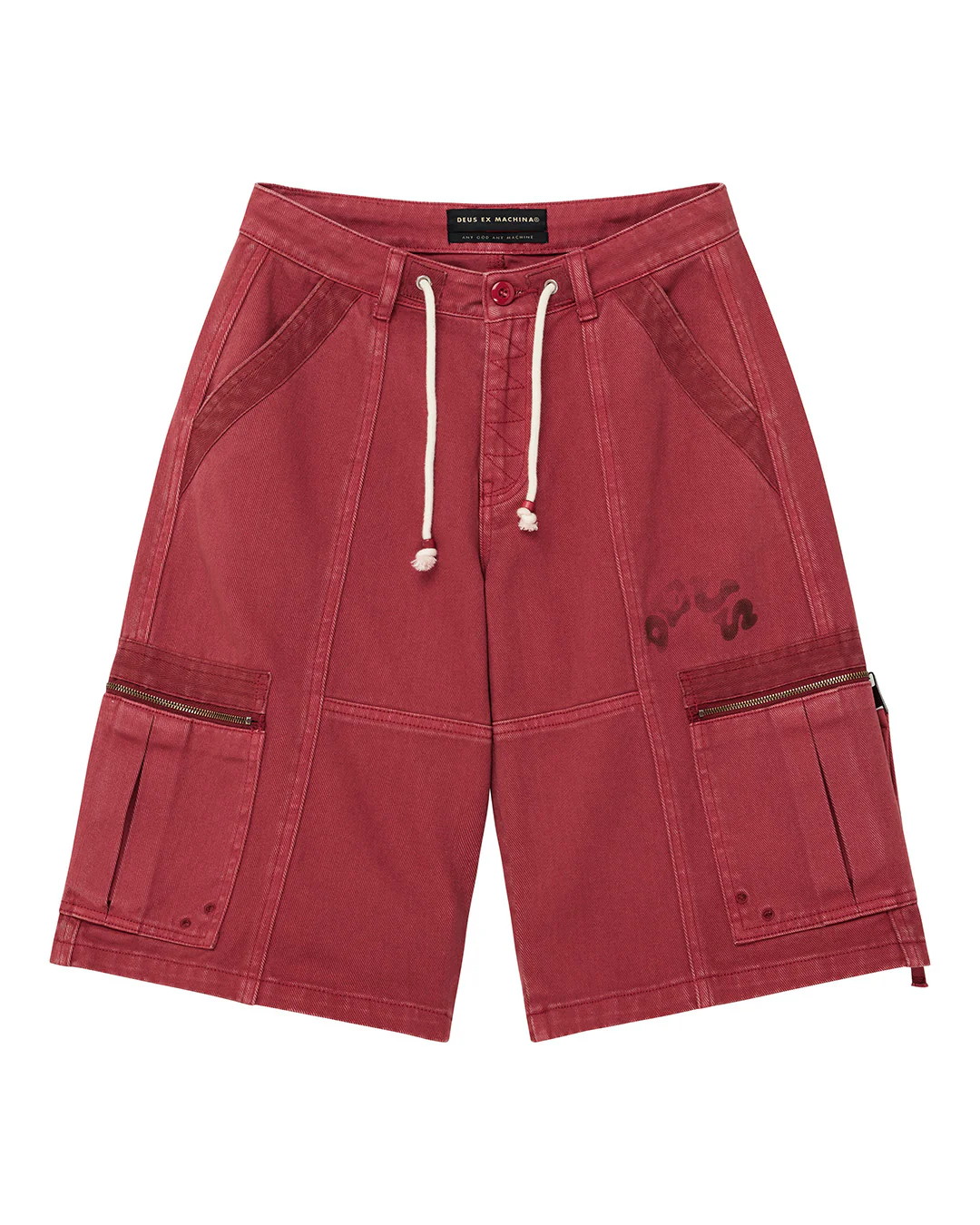 W. Cargo Shorts - Red