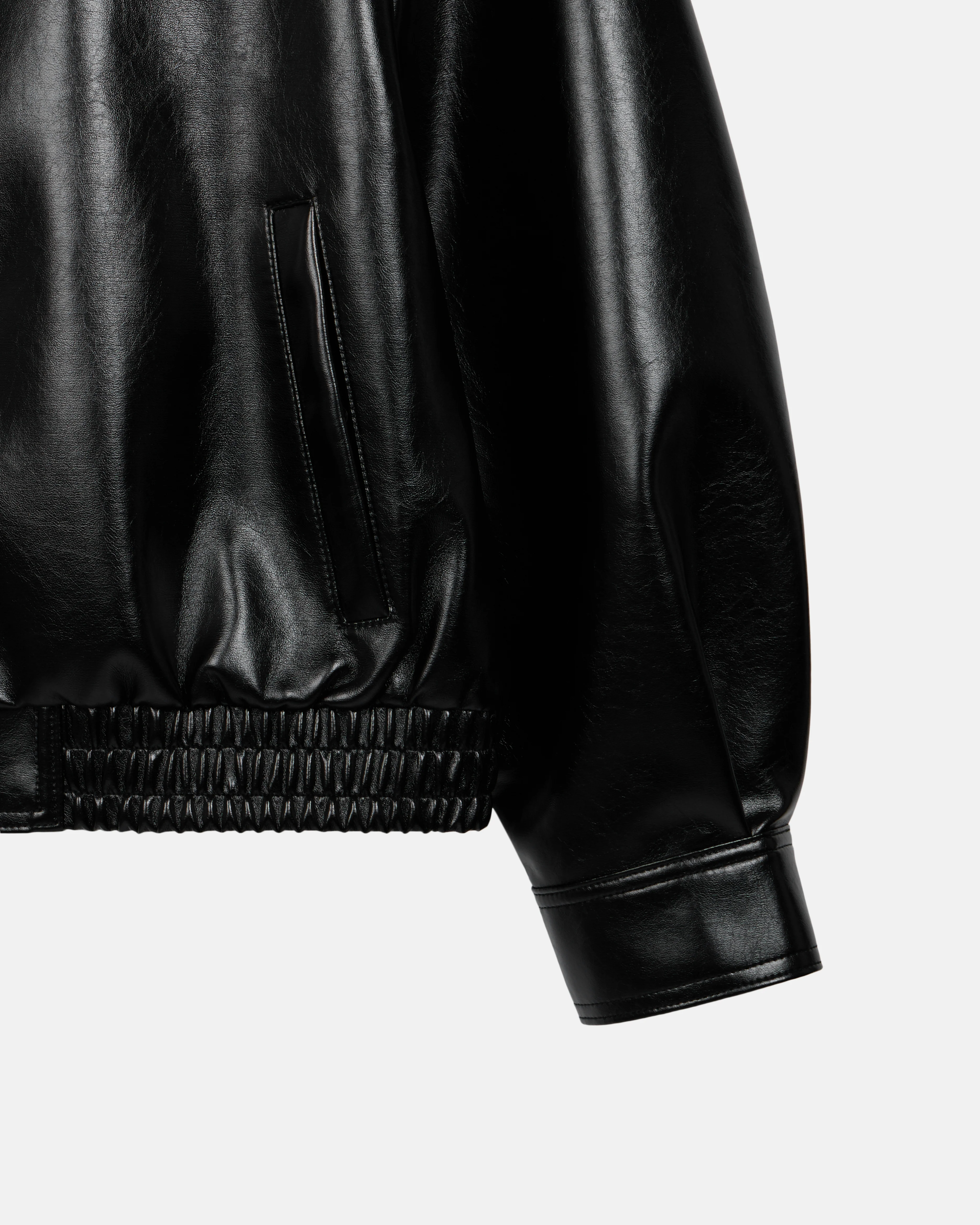 W. Enduro Leather Jacket - Black - Image 4