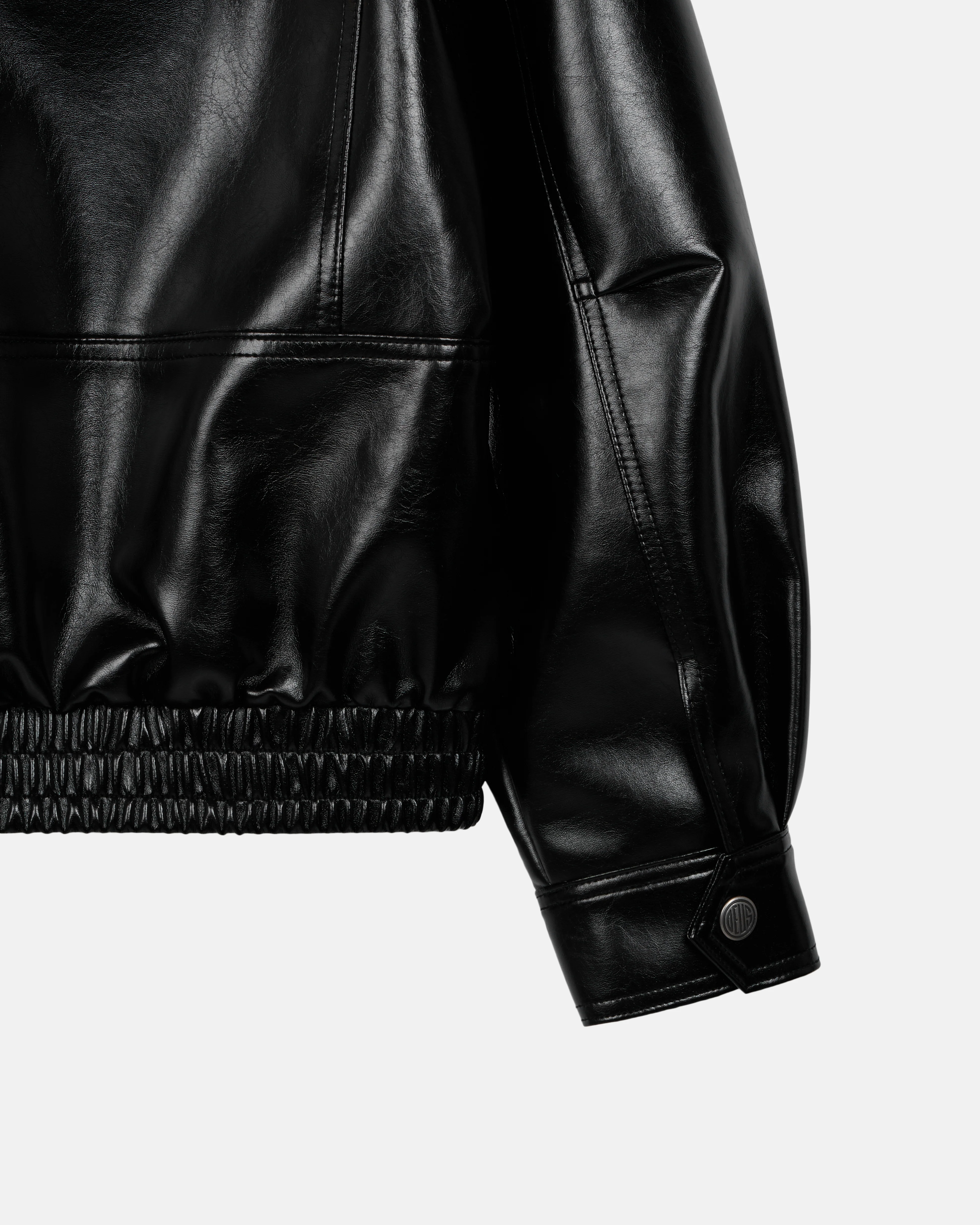 W. Enduro Leather Jacket - Black - Image 6