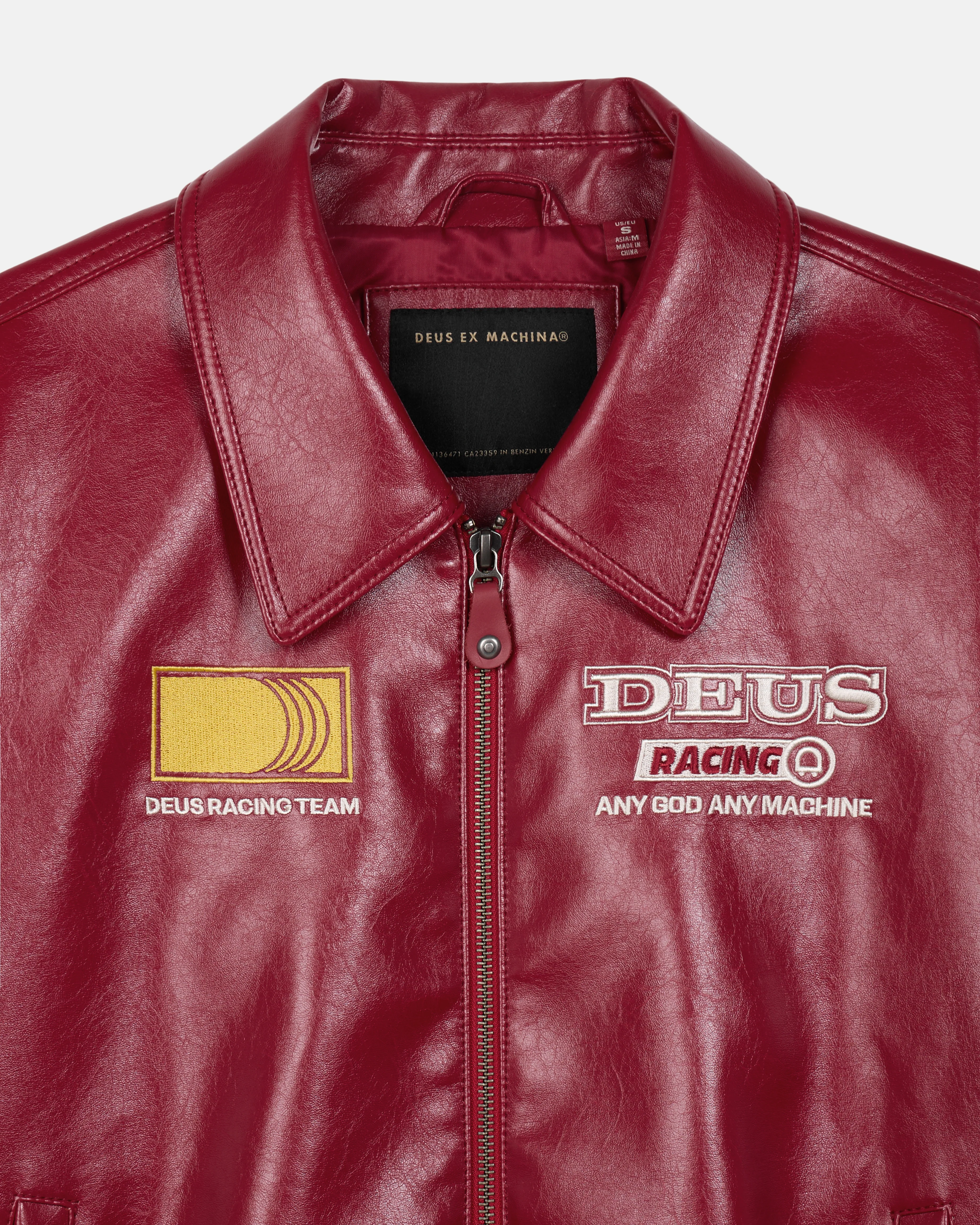 W. Enduro Leather Jacket - Red - Image 3