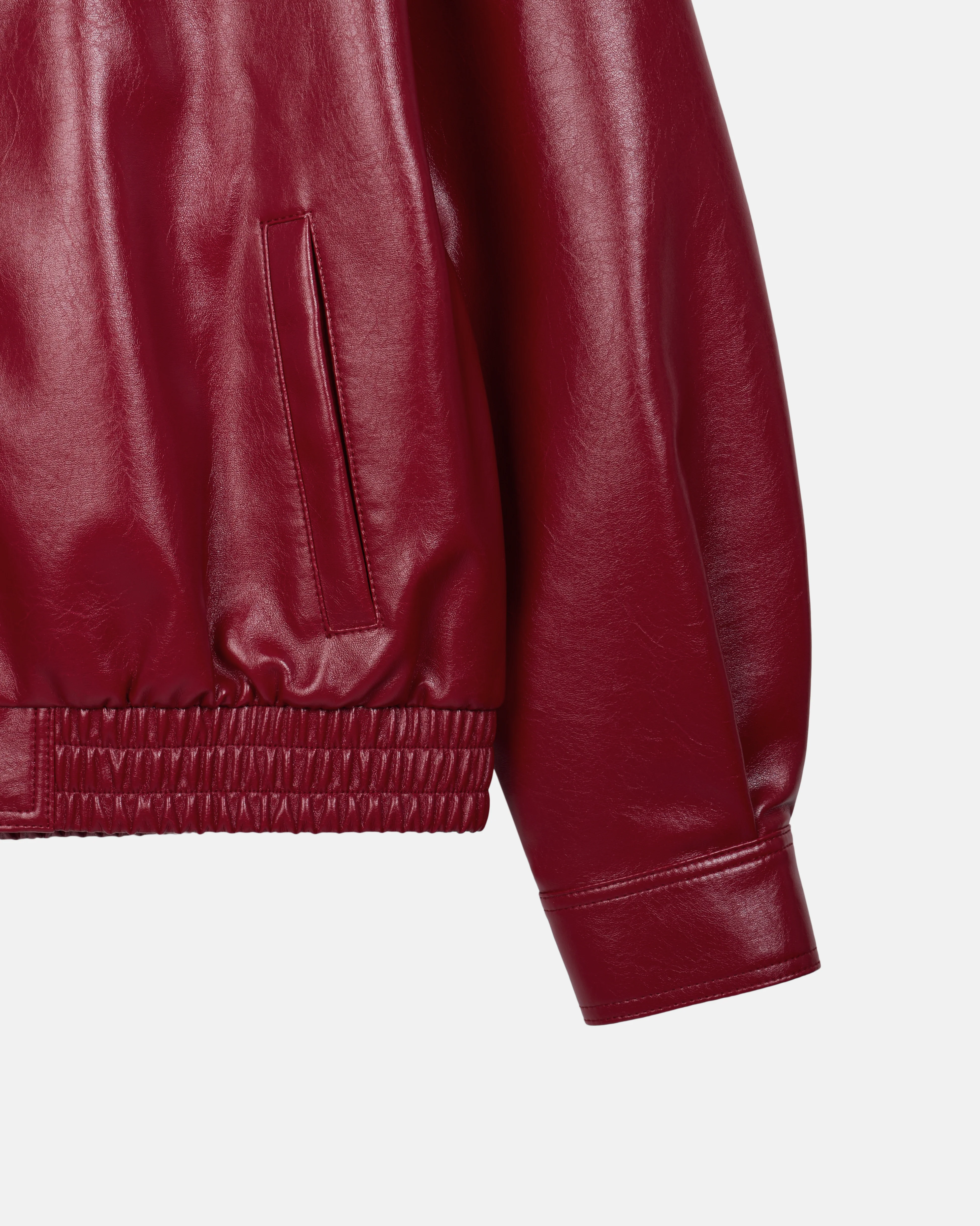 W. Enduro Leather Jacket - Red - Image 4