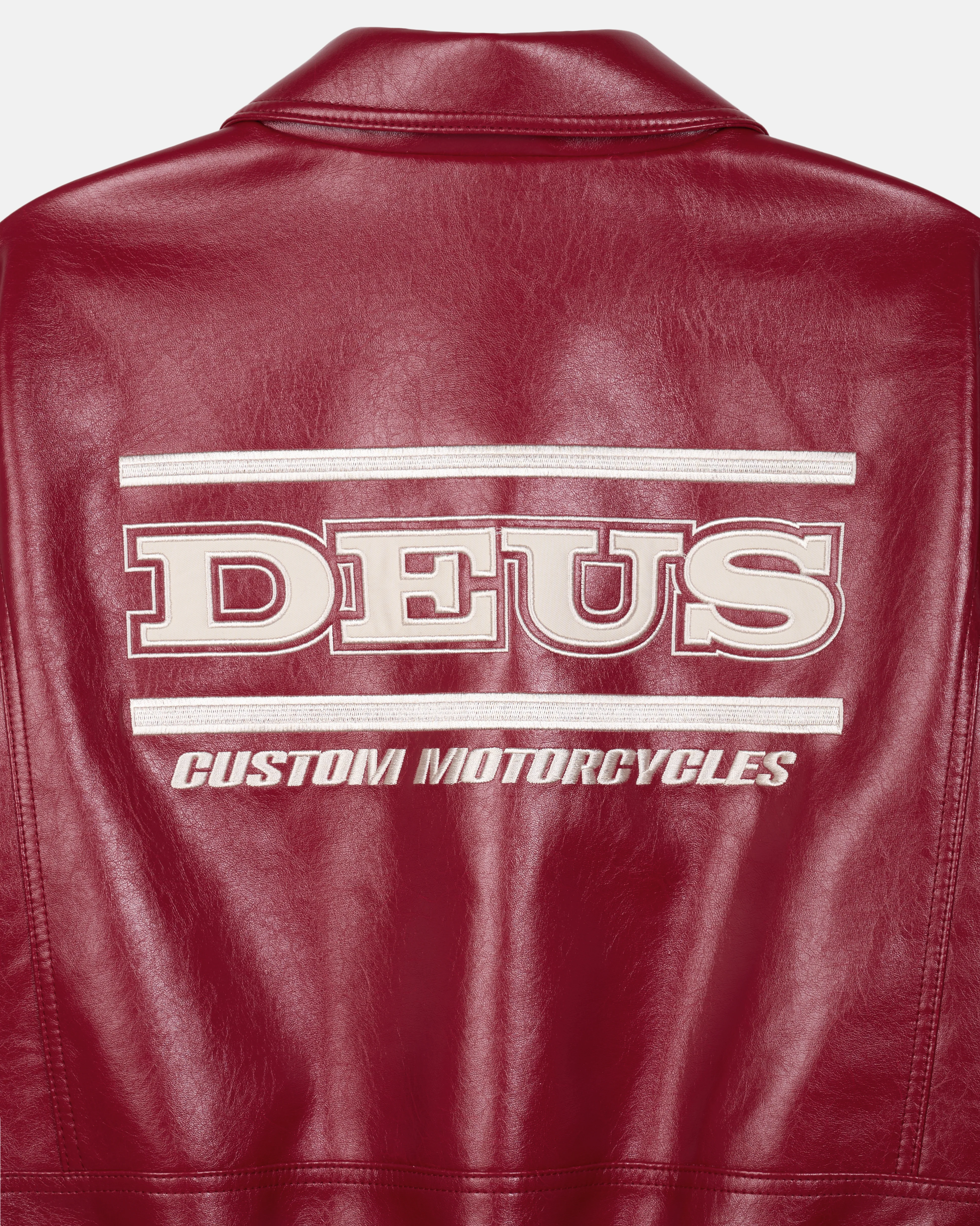 W. Enduro Leather Jacket - Red - Image 5