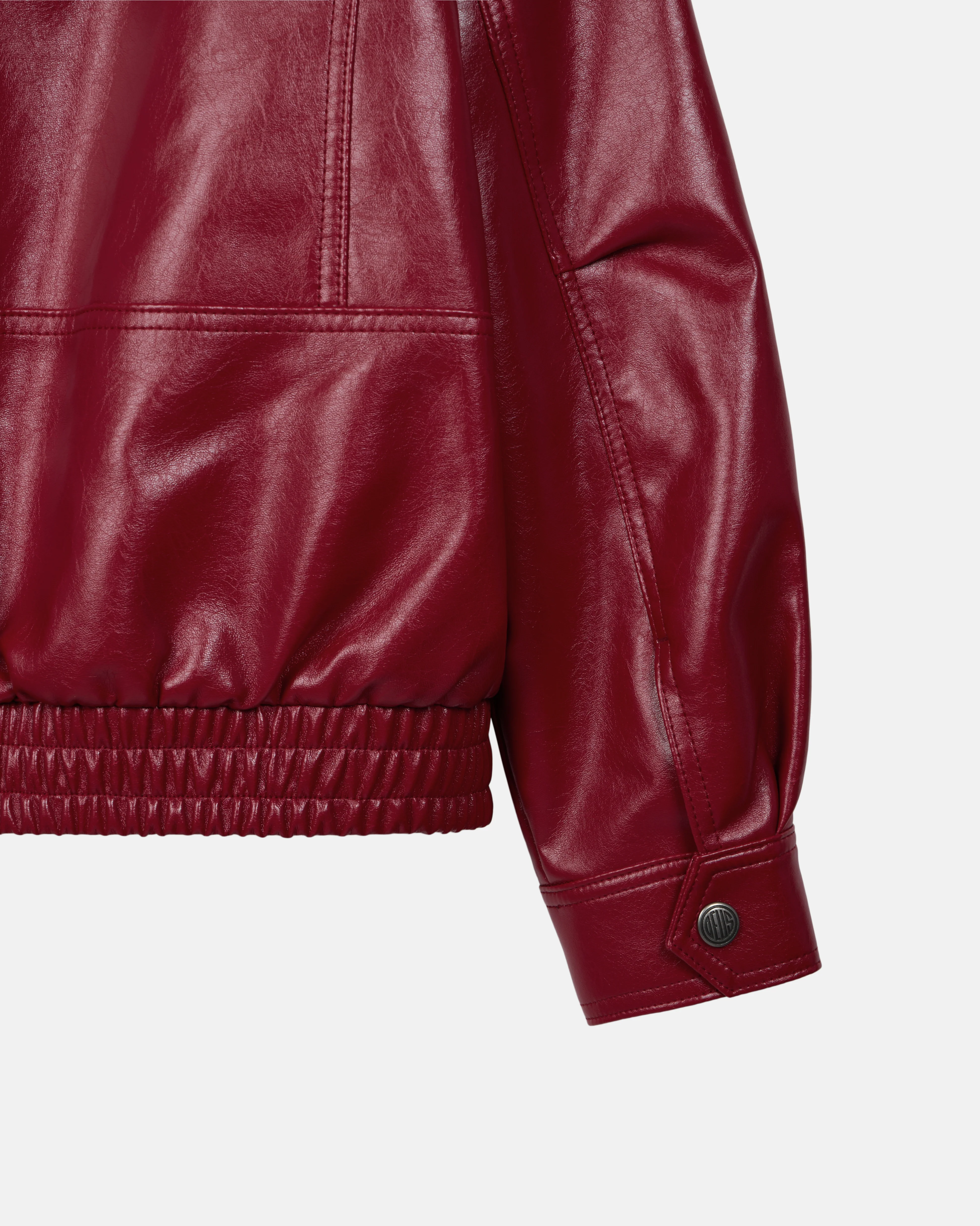 W. Enduro Leather Jacket - Red - Image 6
