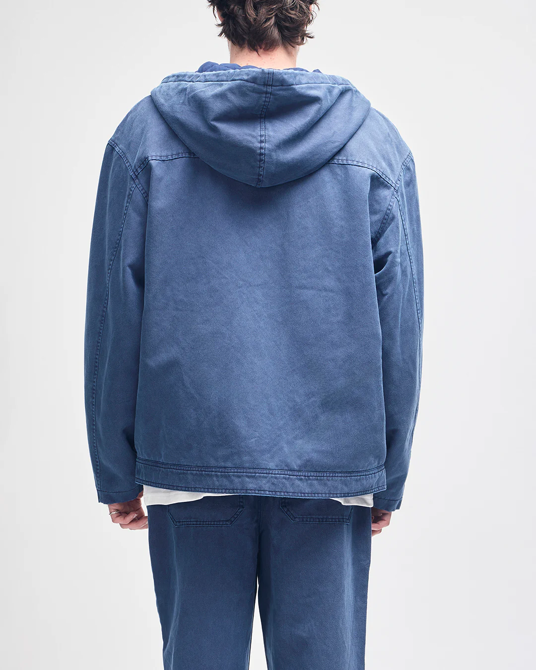 Watson Hooded Jacket - Indigo - Image 2