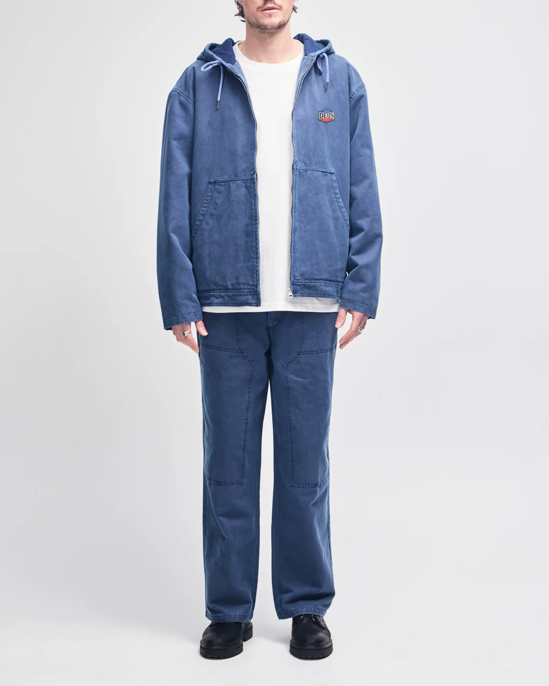 Watson Hooded Jacket - Indigo - Image 6