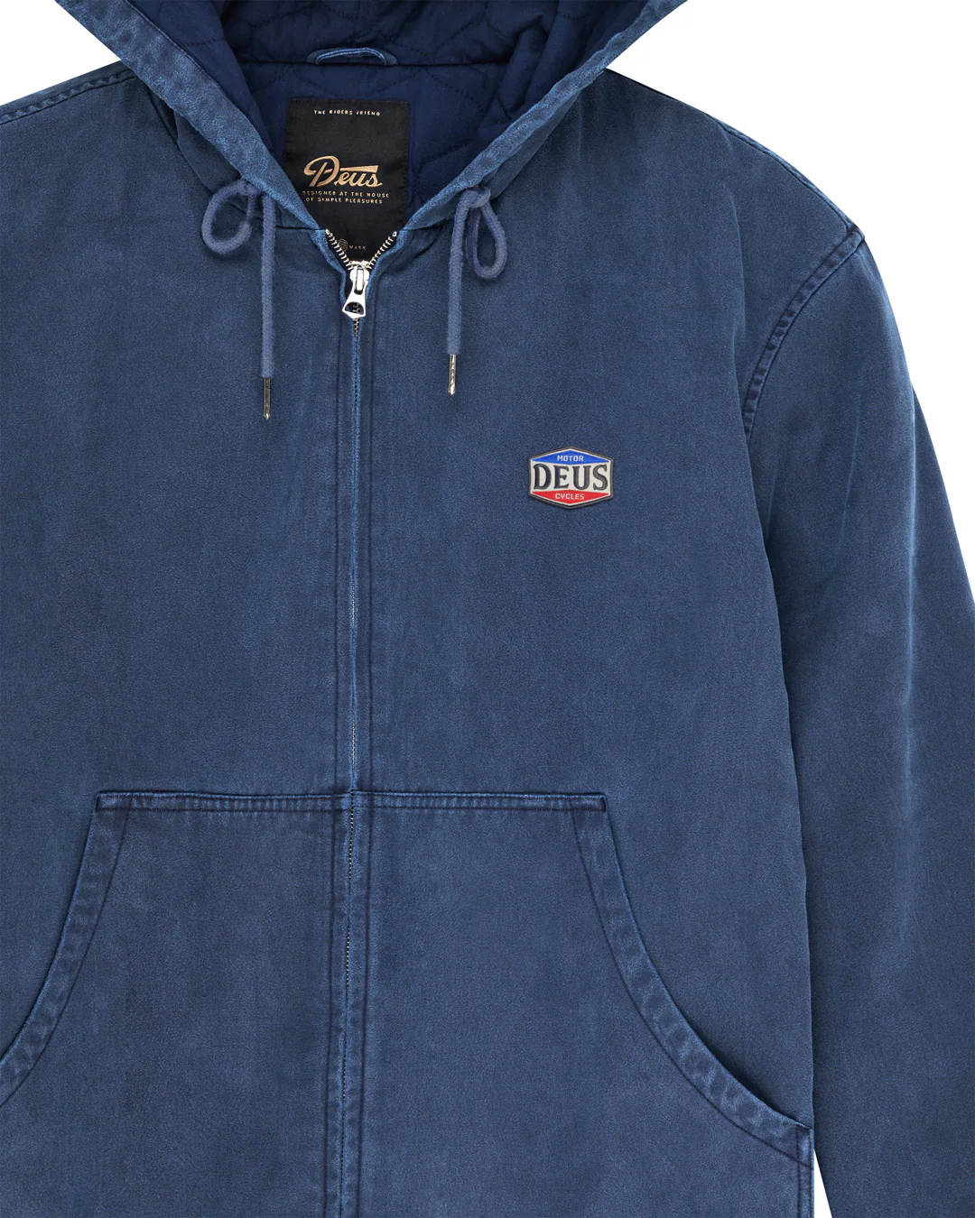 Watson Hooded Jacket - Indigo - Image 7