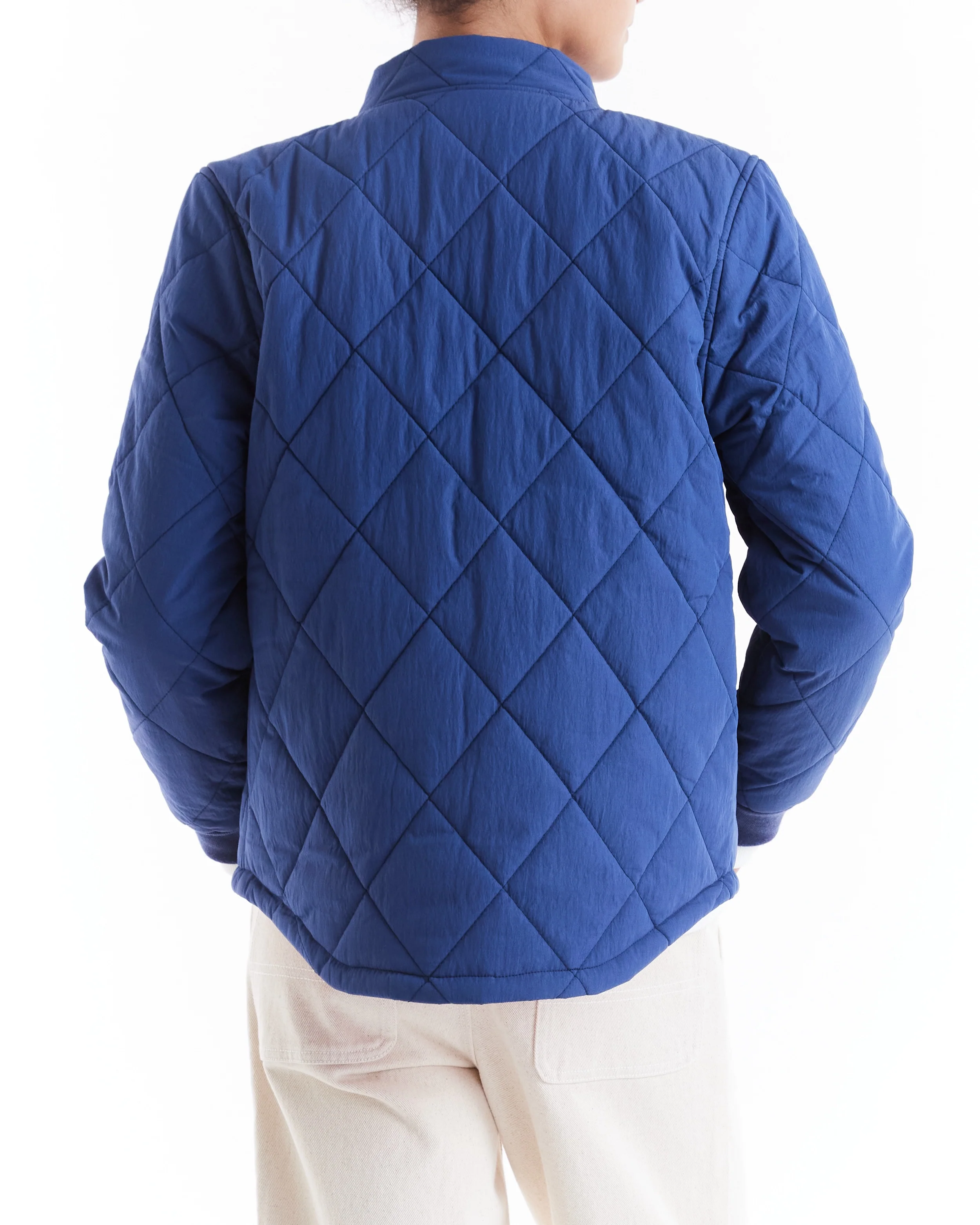 Wisdom Quilted Jacket - Mechanic Blue - Image 2