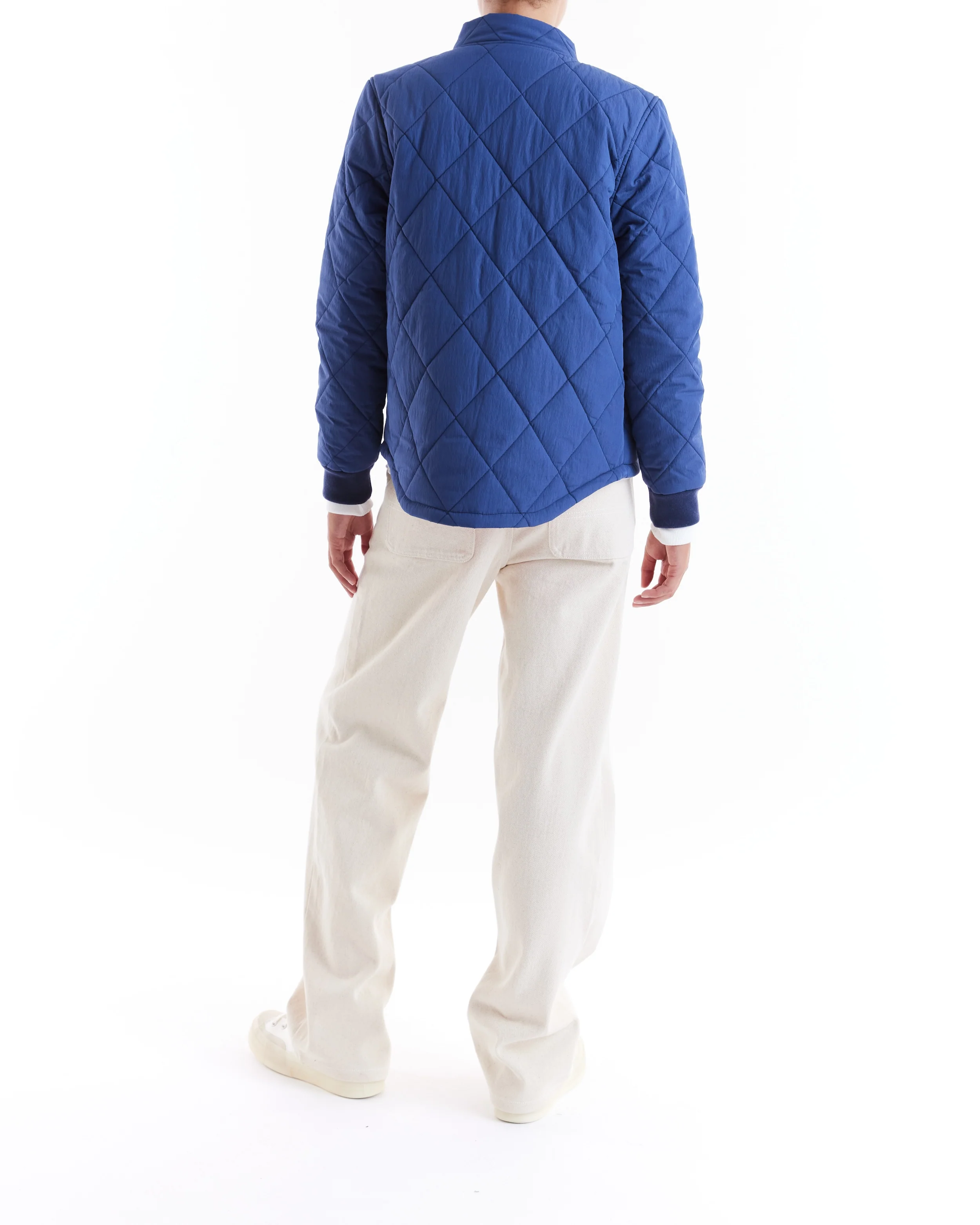 Wisdom Quilted Jacket - Mechanic Blue - Image 3