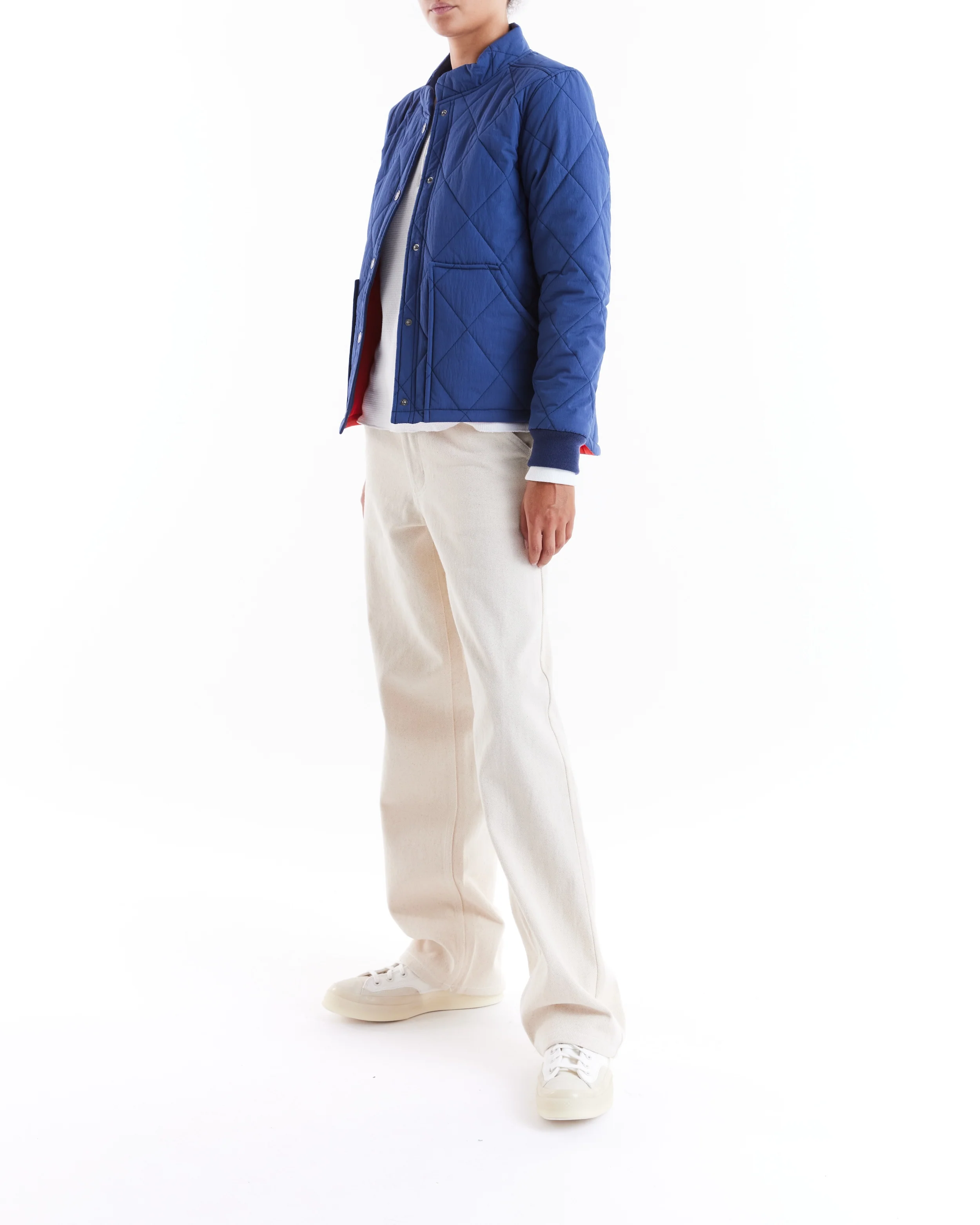 Wisdom Quilted Jacket - Mechanic Blue - Image 5