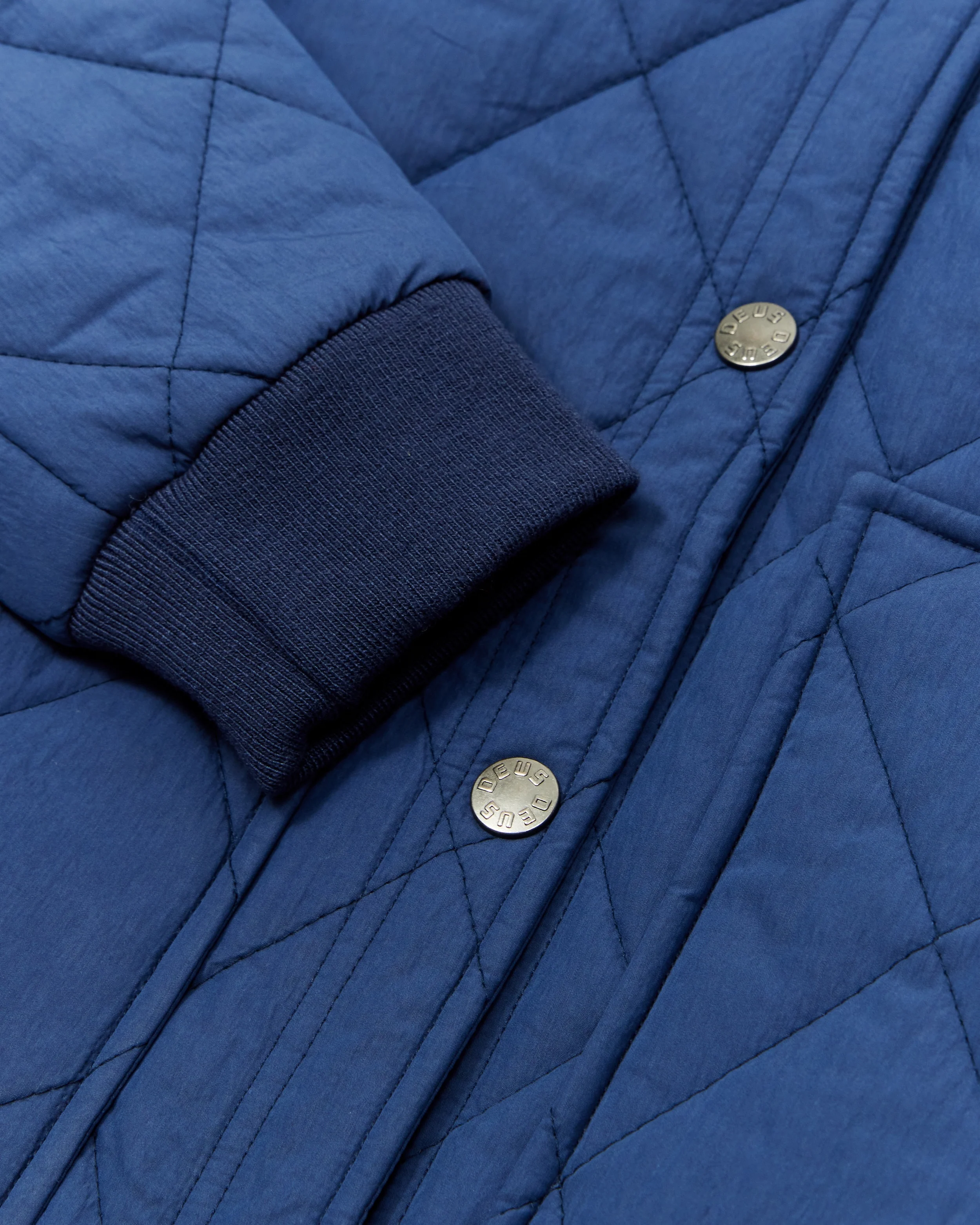 Wisdom Quilted Jacket - Mechanic Blue - Image 8