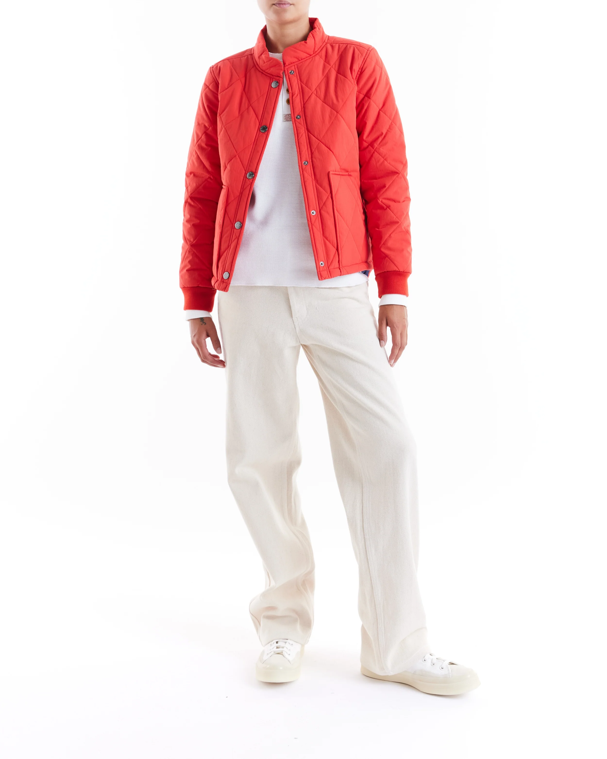 Wisdom Quilted Jacket - Valiant Red - Image 4