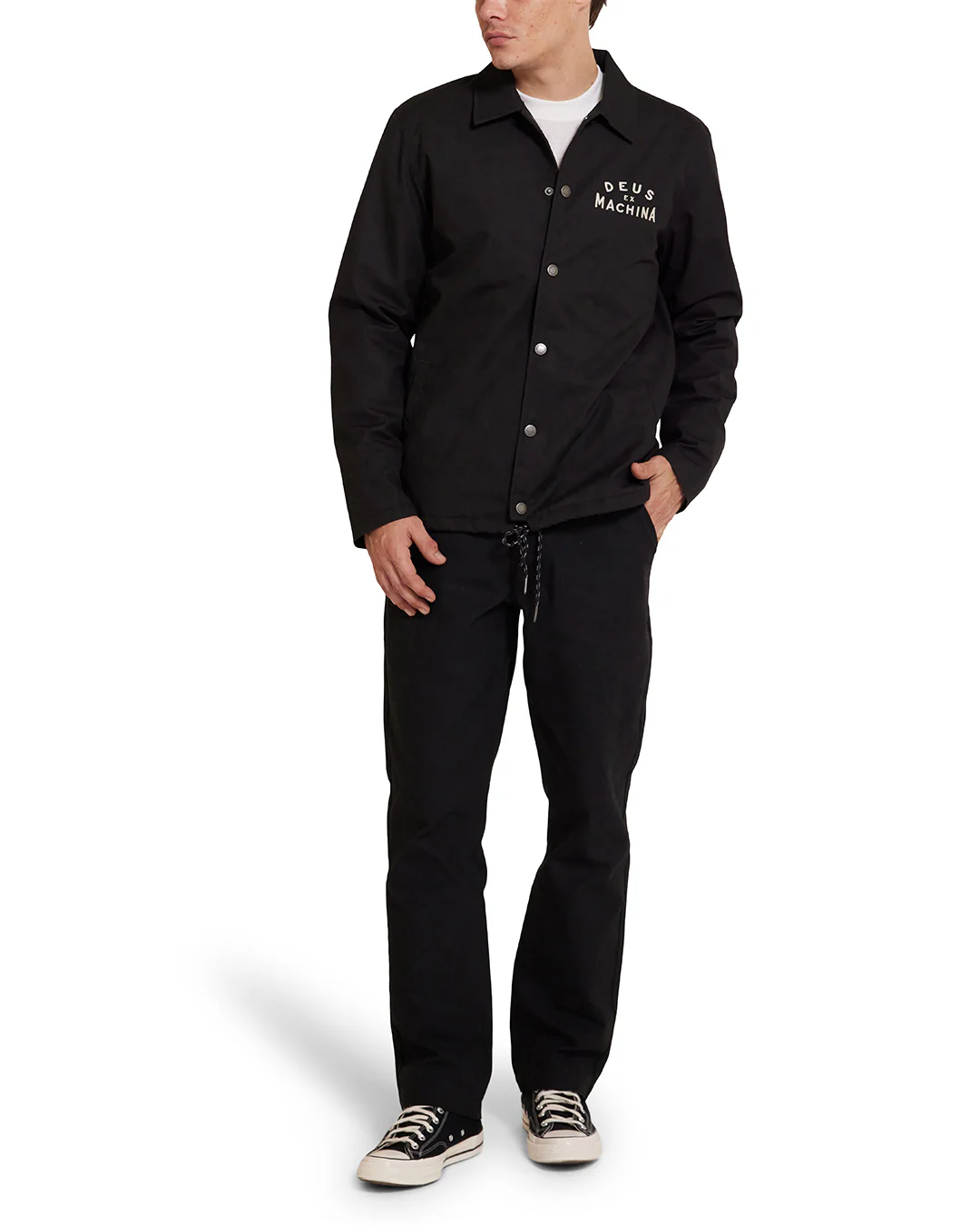 Workshop Coach Jacket - Black - Image 3