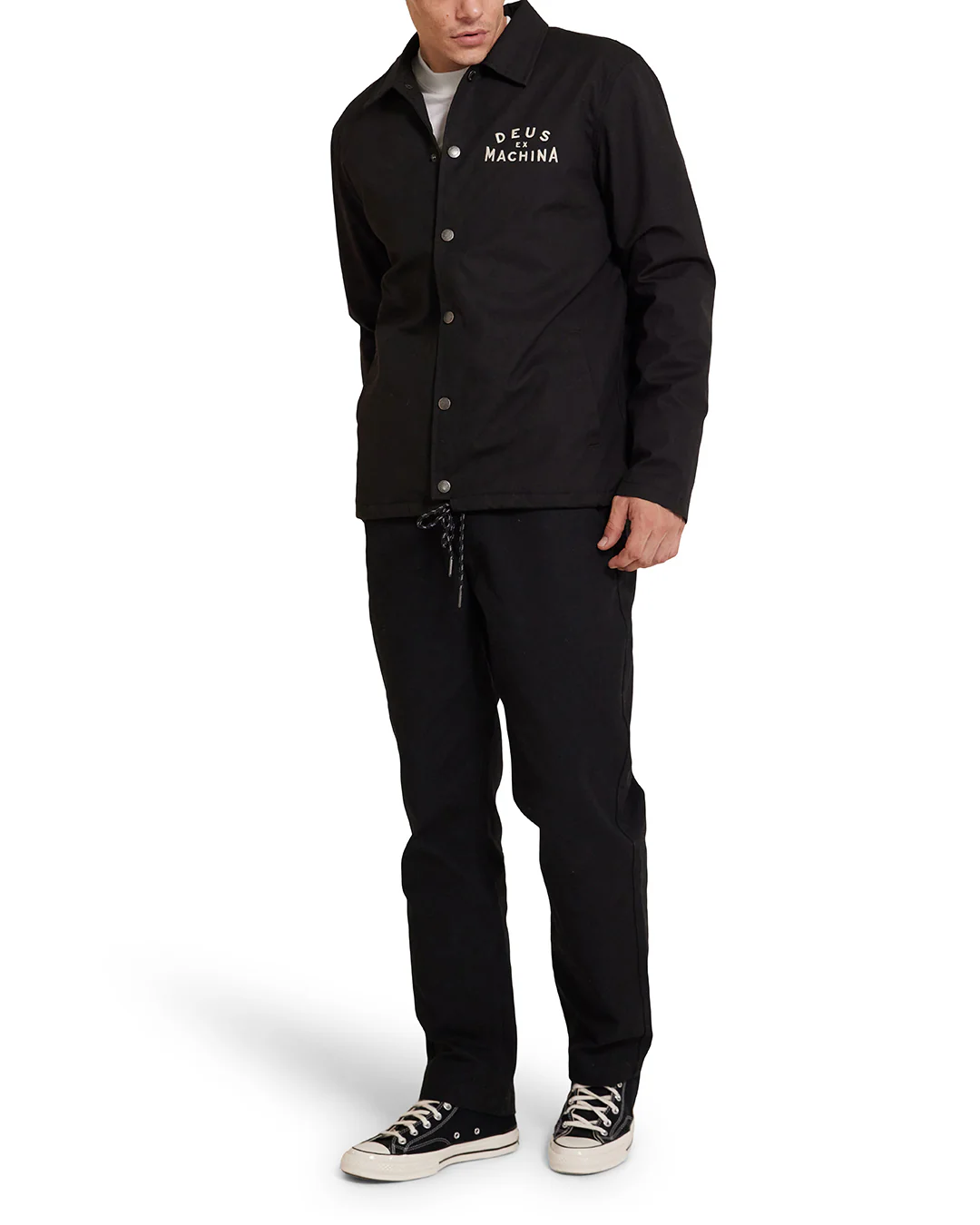 Workshop Coach Jacket - Black - Image 4
