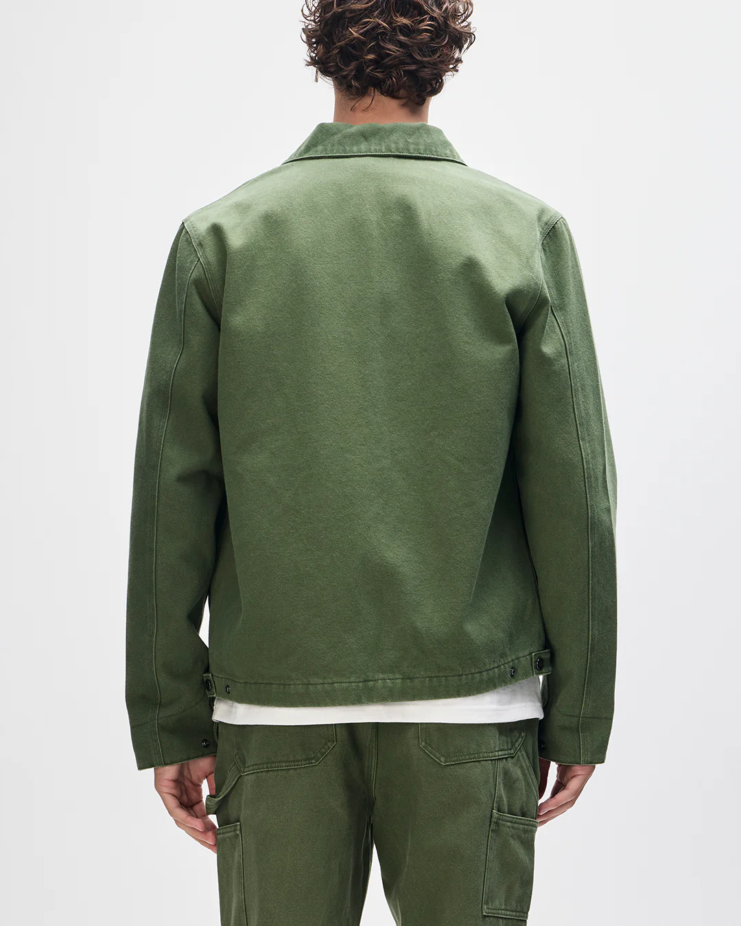 Workwear Overdye Jacket - Cypress Green - Image 2